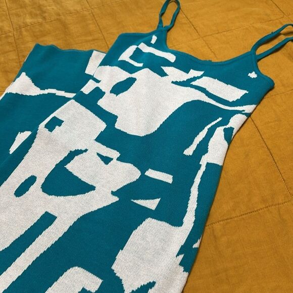 Bodycon Dress Summer Knit Midi Maxi Dress - Picture 9 of 11